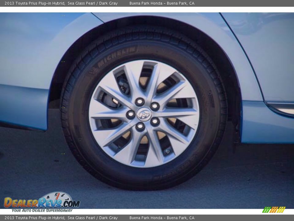 2013 Toyota Prius Plug-in Hybrid Sea Glass Pearl / Dark Gray Photo #32