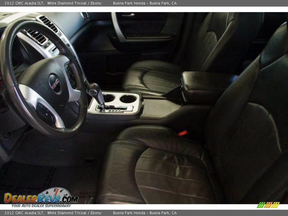 2012 GMC Acadia SLT White Diamond Tricoat / Ebony Photo #3