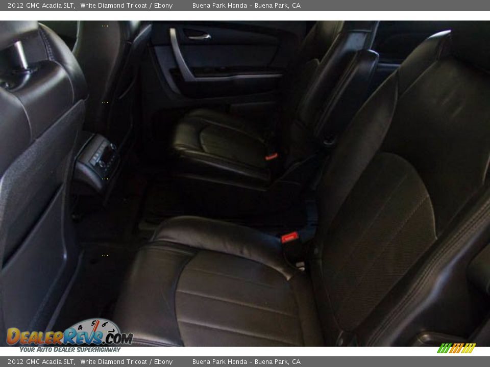 2012 GMC Acadia SLT White Diamond Tricoat / Ebony Photo #4