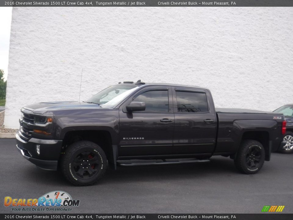 2016 Chevrolet Silverado 1500 LT Crew Cab 4x4 Tungsten Metallic / Jet Black Photo #2