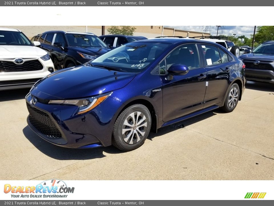 2021 Toyota Corolla Hybrid LE Blueprint / Black Photo #1