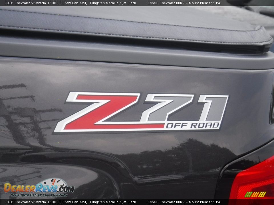 2016 Chevrolet Silverado 1500 LT Crew Cab 4x4 Tungsten Metallic / Jet Black Photo #7