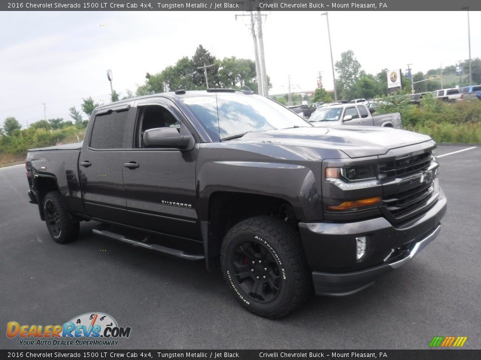 2016 Chevrolet Silverado 1500 LT Crew Cab 4x4 Tungsten Metallic / Jet Black Photo #9