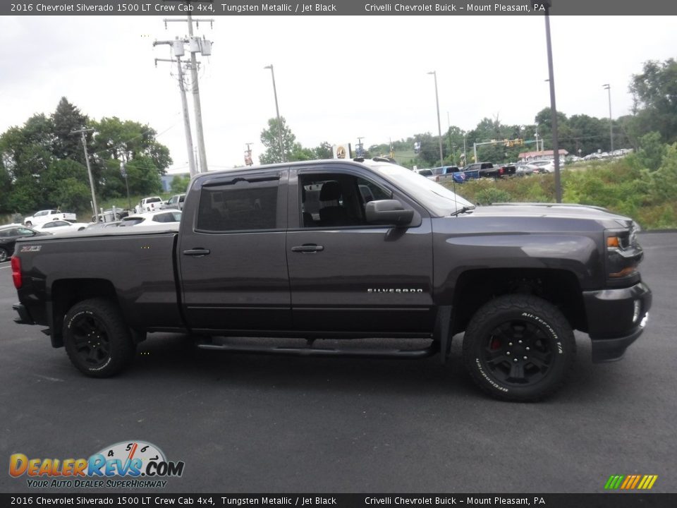 2016 Chevrolet Silverado 1500 LT Crew Cab 4x4 Tungsten Metallic / Jet Black Photo #10