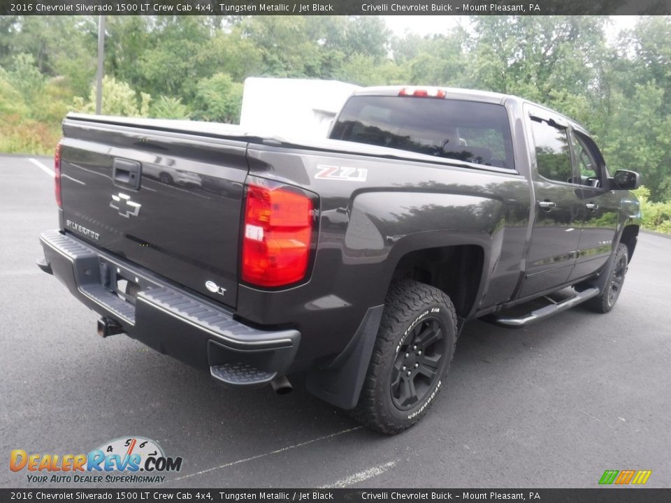 2016 Chevrolet Silverado 1500 LT Crew Cab 4x4 Tungsten Metallic / Jet Black Photo #11