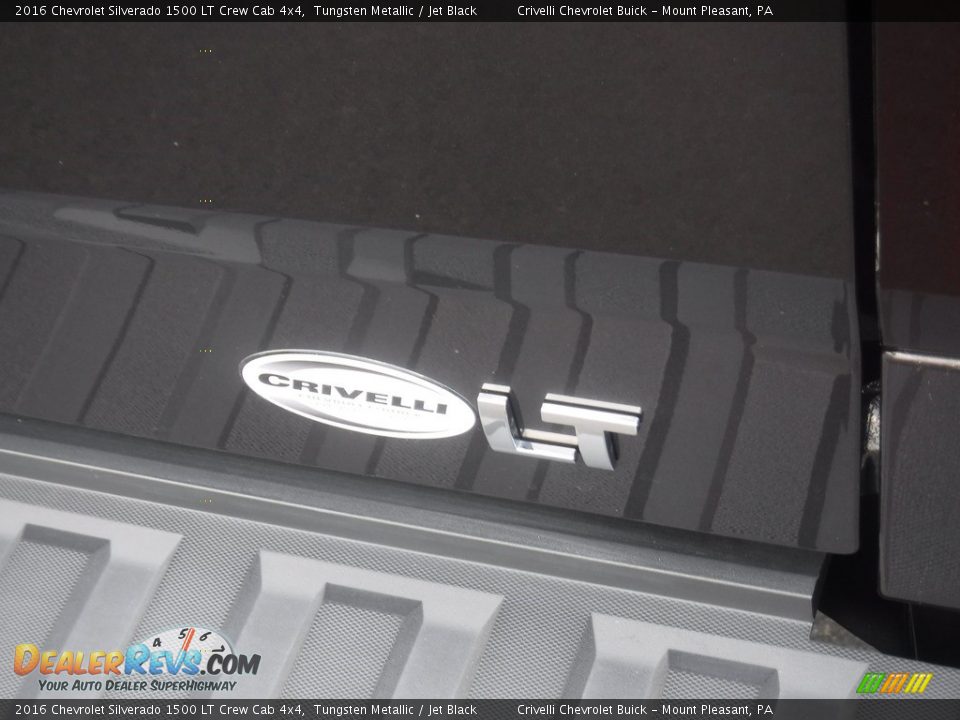 2016 Chevrolet Silverado 1500 LT Crew Cab 4x4 Tungsten Metallic / Jet Black Photo #12