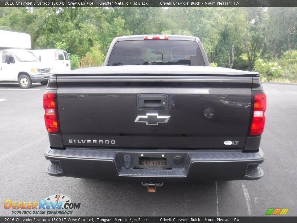 2016 Chevrolet Silverado 1500 LT Crew Cab 4x4 Tungsten Metallic / Jet Black Photo #13