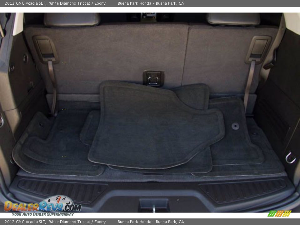 2012 GMC Acadia SLT White Diamond Tricoat / Ebony Photo #16