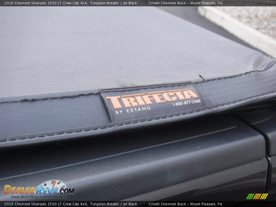 2016 Chevrolet Silverado 1500 LT Crew Cab 4x4 Tungsten Metallic / Jet Black Photo #14