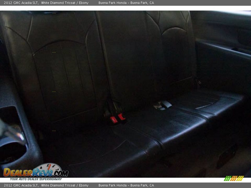 2012 GMC Acadia SLT White Diamond Tricoat / Ebony Photo #17