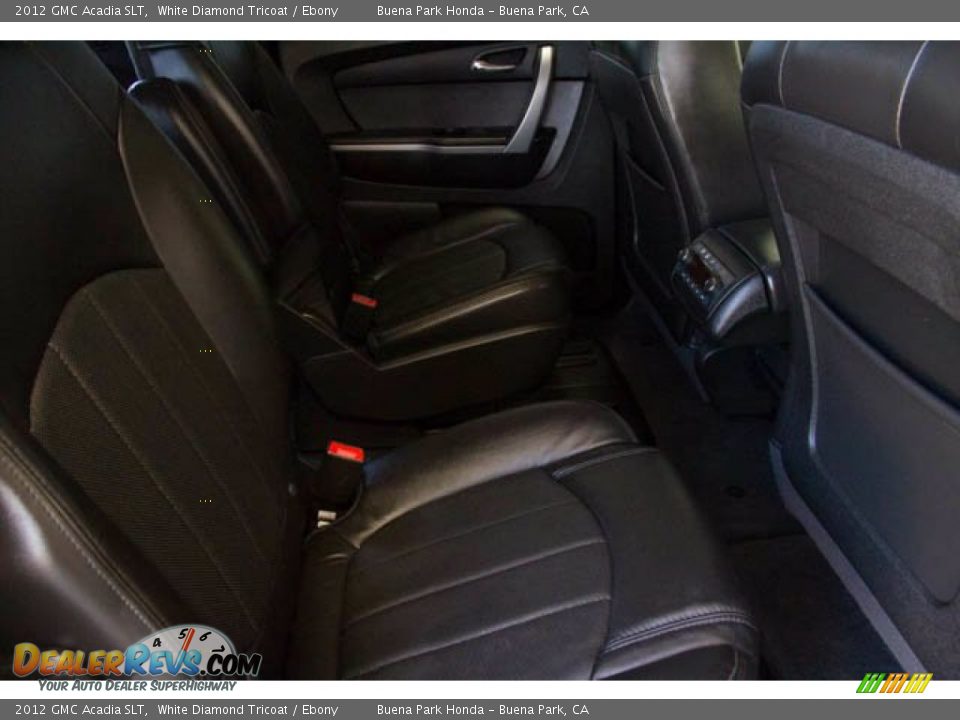 2012 GMC Acadia SLT White Diamond Tricoat / Ebony Photo #18