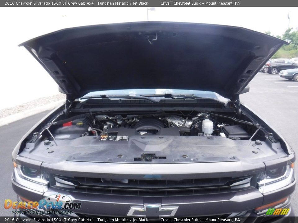 2016 Chevrolet Silverado 1500 LT Crew Cab 4x4 Tungsten Metallic / Jet Black Photo #18