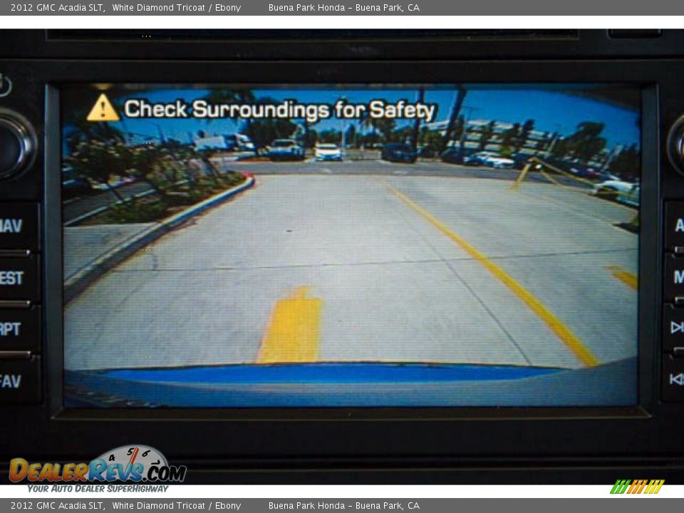 2012 GMC Acadia SLT White Diamond Tricoat / Ebony Photo #23