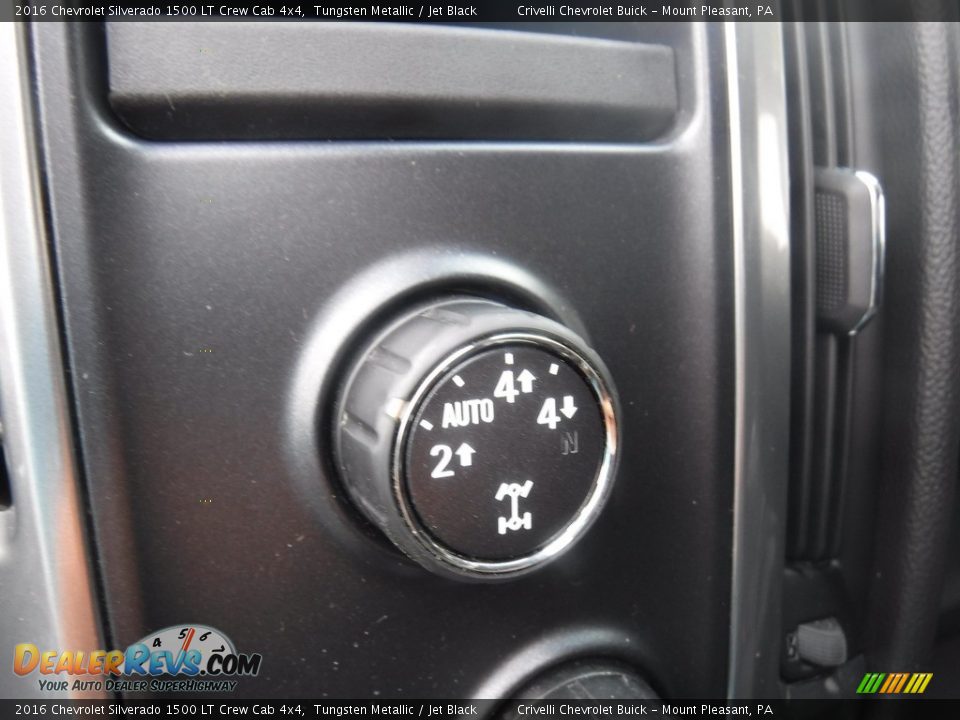 2016 Chevrolet Silverado 1500 LT Crew Cab 4x4 Tungsten Metallic / Jet Black Photo #21