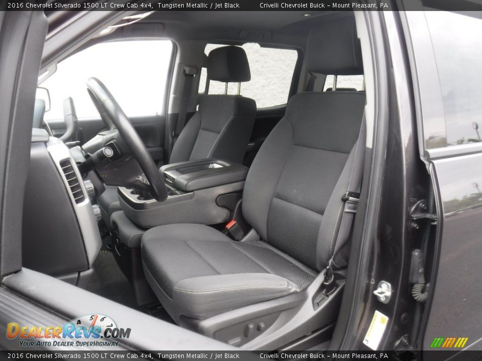 2016 Chevrolet Silverado 1500 LT Crew Cab 4x4 Tungsten Metallic / Jet Black Photo #22