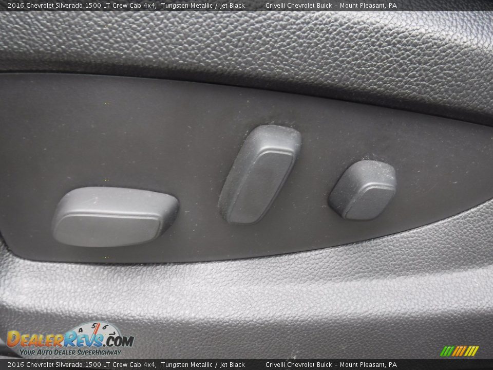 2016 Chevrolet Silverado 1500 LT Crew Cab 4x4 Tungsten Metallic / Jet Black Photo #23
