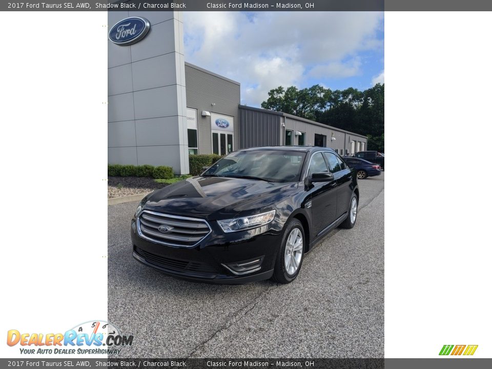 2017 Ford Taurus SEL AWD Shadow Black / Charcoal Black Photo #1