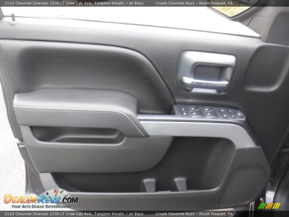 2016 Chevrolet Silverado 1500 LT Crew Cab 4x4 Tungsten Metallic / Jet Black Photo #25
