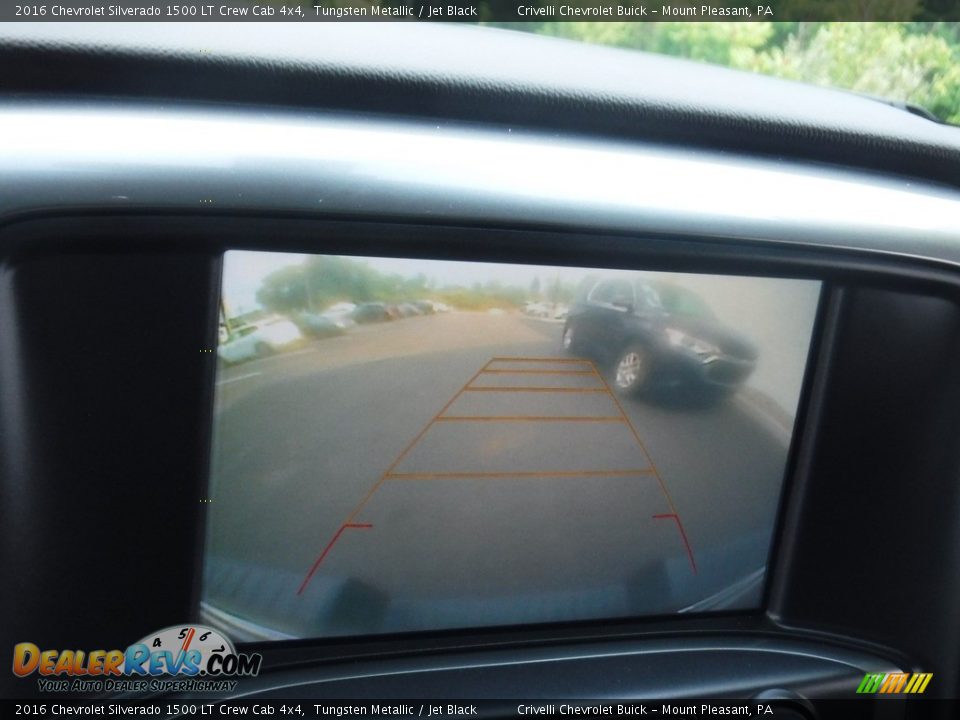 2016 Chevrolet Silverado 1500 LT Crew Cab 4x4 Tungsten Metallic / Jet Black Photo #28