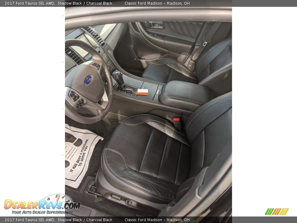 2017 Ford Taurus SEL AWD Shadow Black / Charcoal Black Photo #7