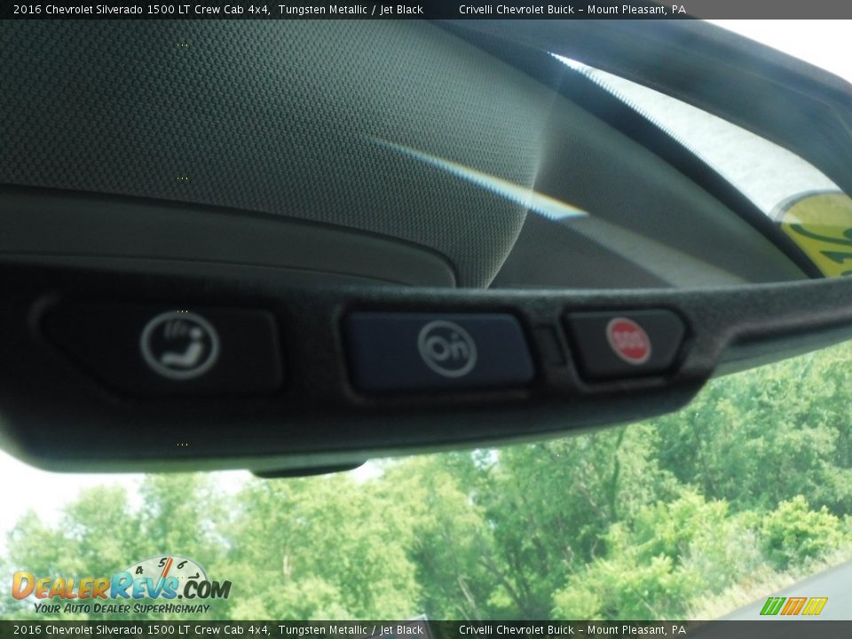 2016 Chevrolet Silverado 1500 LT Crew Cab 4x4 Tungsten Metallic / Jet Black Photo #29