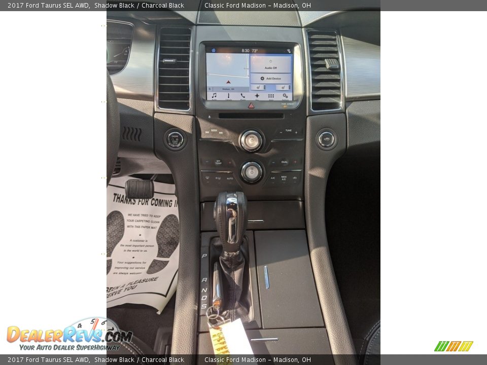 2017 Ford Taurus SEL AWD Shadow Black / Charcoal Black Photo #8