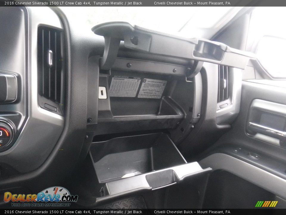 2016 Chevrolet Silverado 1500 LT Crew Cab 4x4 Tungsten Metallic / Jet Black Photo #30