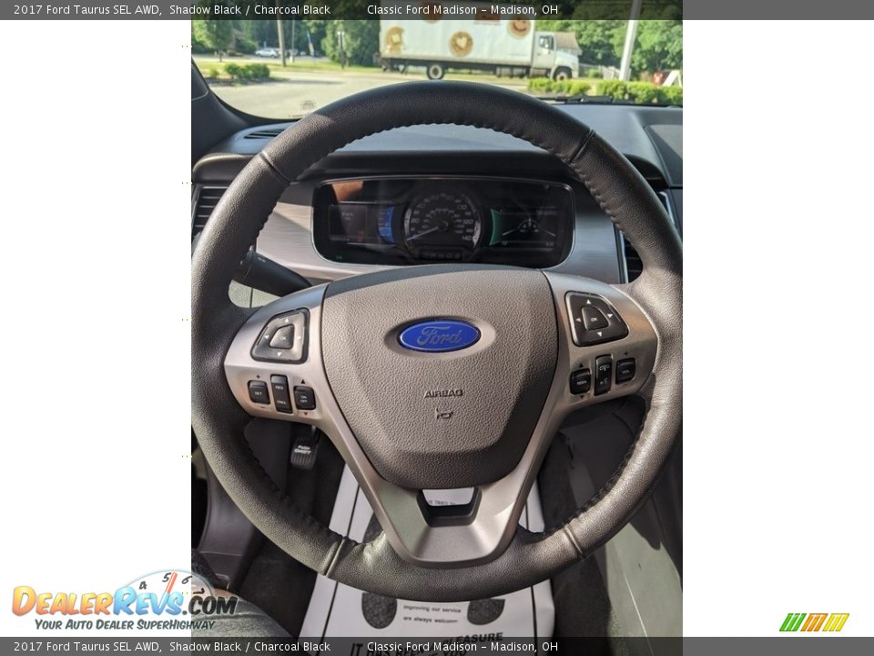 2017 Ford Taurus SEL AWD Shadow Black / Charcoal Black Photo #9