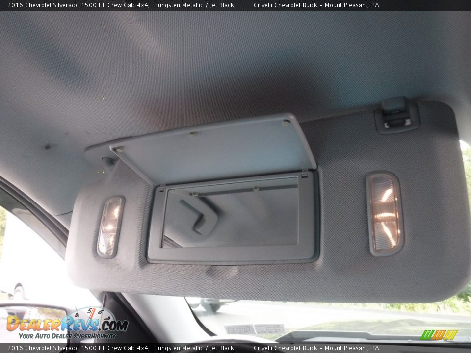2016 Chevrolet Silverado 1500 LT Crew Cab 4x4 Tungsten Metallic / Jet Black Photo #33