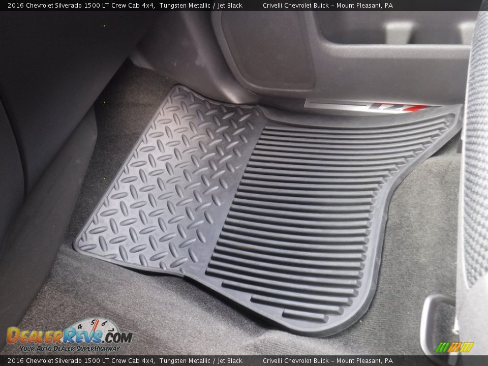 2016 Chevrolet Silverado 1500 LT Crew Cab 4x4 Tungsten Metallic / Jet Black Photo #34