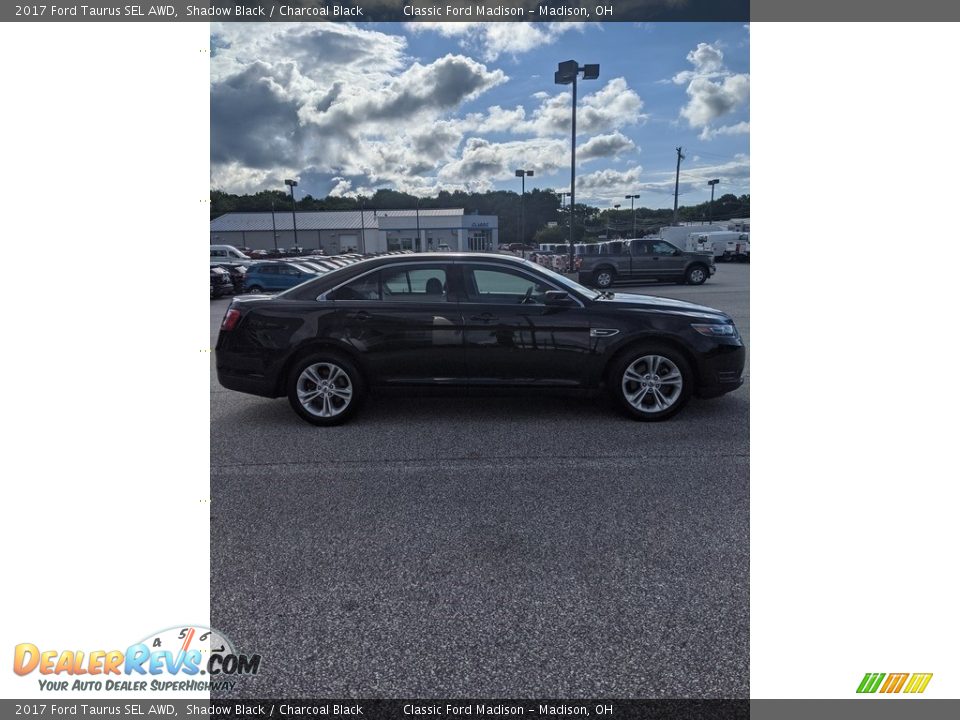 2017 Ford Taurus SEL AWD Shadow Black / Charcoal Black Photo #14