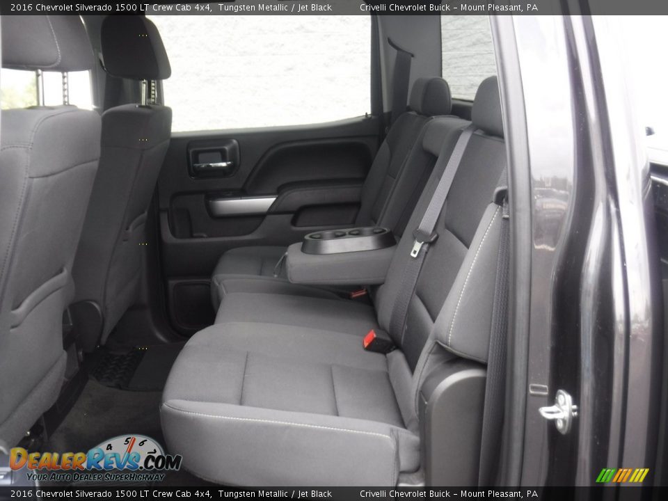 2016 Chevrolet Silverado 1500 LT Crew Cab 4x4 Tungsten Metallic / Jet Black Photo #35