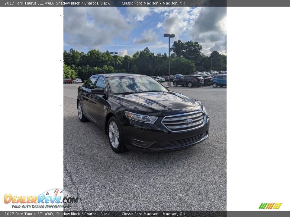 2017 Ford Taurus SEL AWD Shadow Black / Charcoal Black Photo #15