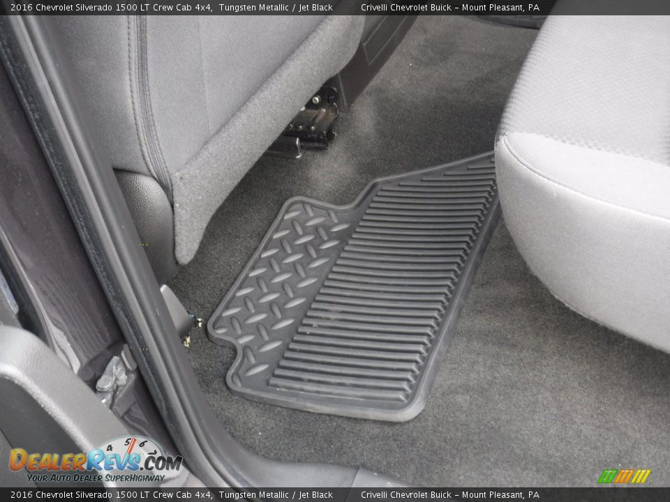 2016 Chevrolet Silverado 1500 LT Crew Cab 4x4 Tungsten Metallic / Jet Black Photo #36