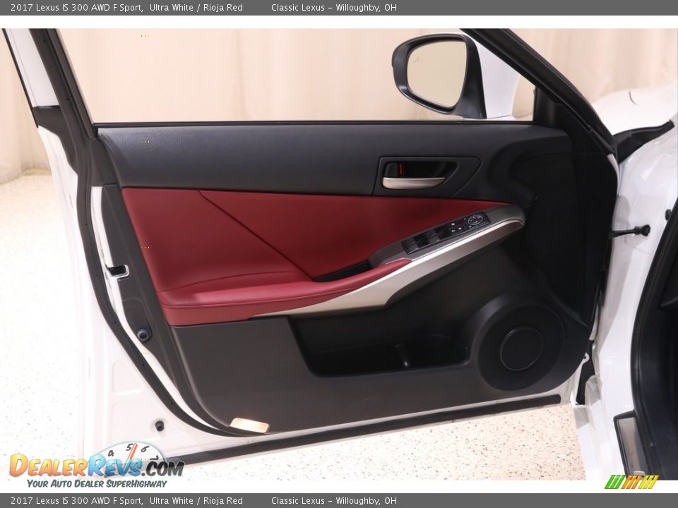 2017 Lexus IS 300 AWD F Sport Ultra White / Rioja Red Photo #4