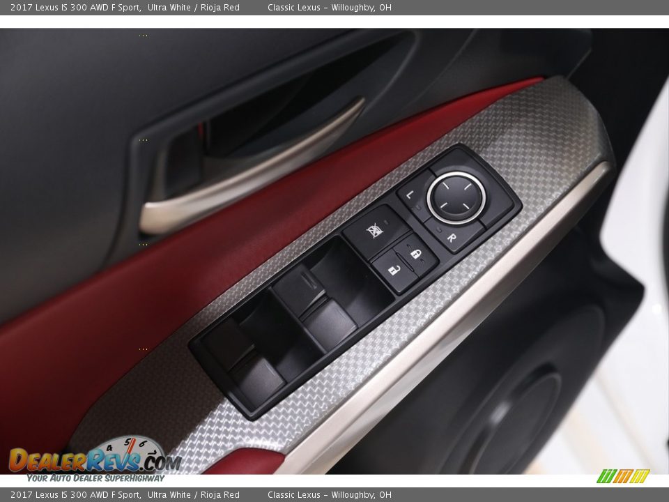 2017 Lexus IS 300 AWD F Sport Ultra White / Rioja Red Photo #5