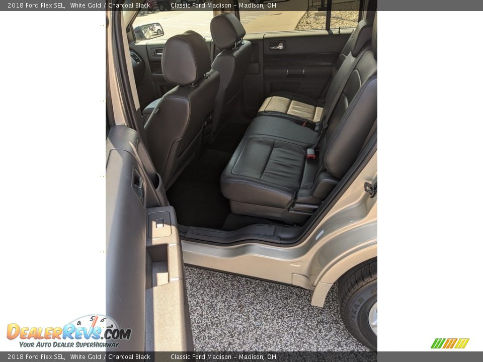 2018 Ford Flex SEL White Gold / Charcoal Black Photo #20