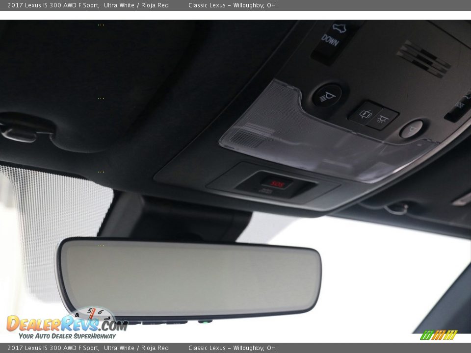 2017 Lexus IS 300 AWD F Sport Ultra White / Rioja Red Photo #12