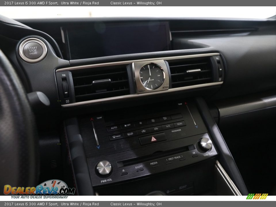 2017 Lexus IS 300 AWD F Sport Ultra White / Rioja Red Photo #13