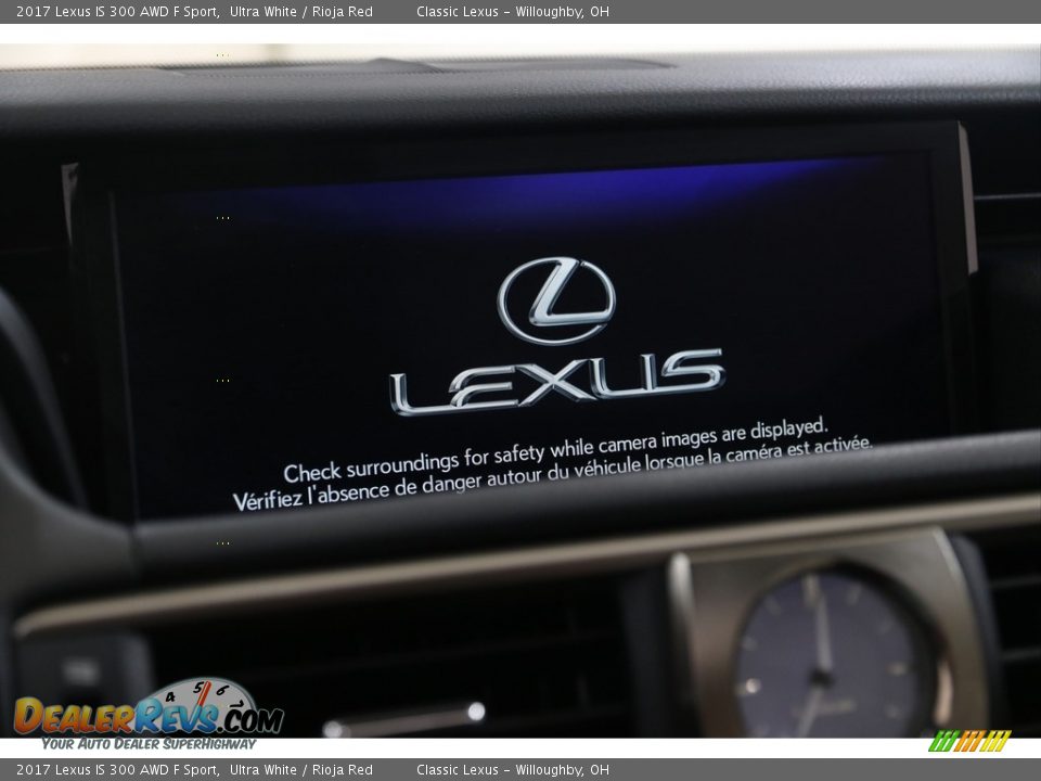 2017 Lexus IS 300 AWD F Sport Ultra White / Rioja Red Photo #14