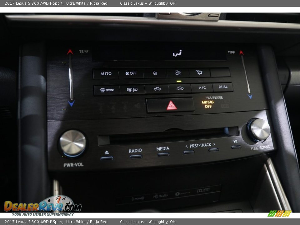 2017 Lexus IS 300 AWD F Sport Ultra White / Rioja Red Photo #25