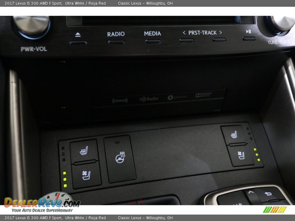 2017 Lexus IS 300 AWD F Sport Ultra White / Rioja Red Photo #26