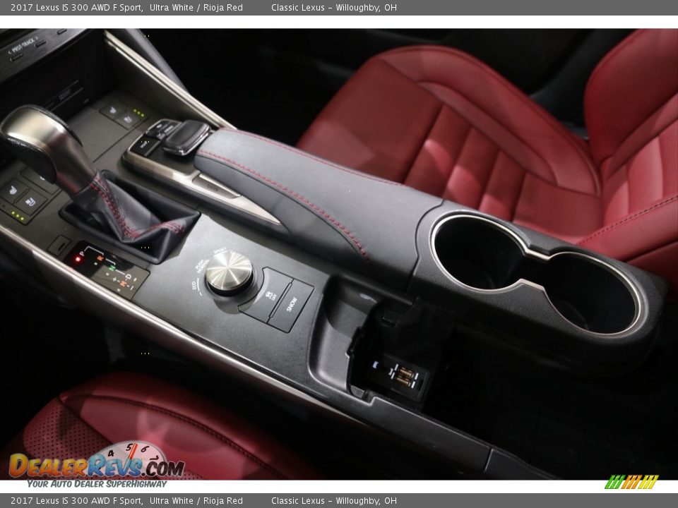 2017 Lexus IS 300 AWD F Sport Ultra White / Rioja Red Photo #28
