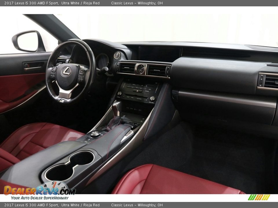 2017 Lexus IS 300 AWD F Sport Ultra White / Rioja Red Photo #30