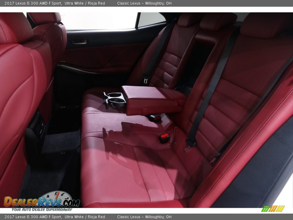 2017 Lexus IS 300 AWD F Sport Ultra White / Rioja Red Photo #34