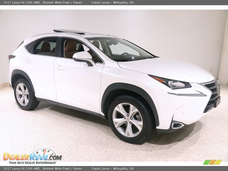 2017 Lexus NX 200t AWD Eminent White Pearl / Flaxen Photo #1