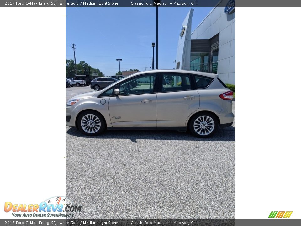 2017 Ford C-Max Energi SE White Gold / Medium Light Stone Photo #8