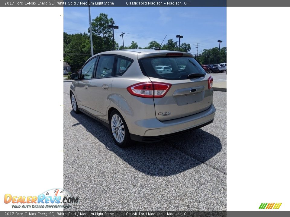 2017 Ford C-Max Energi SE White Gold / Medium Light Stone Photo #9