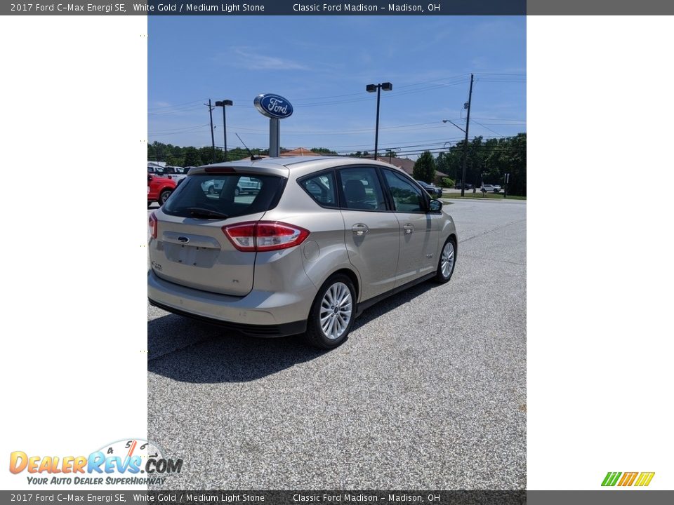 2017 Ford C-Max Energi SE White Gold / Medium Light Stone Photo #11