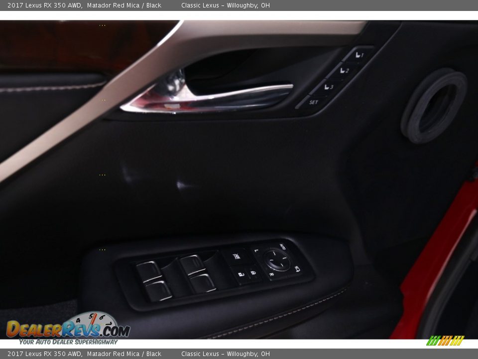 2017 Lexus RX 350 AWD Matador Red Mica / Black Photo #5